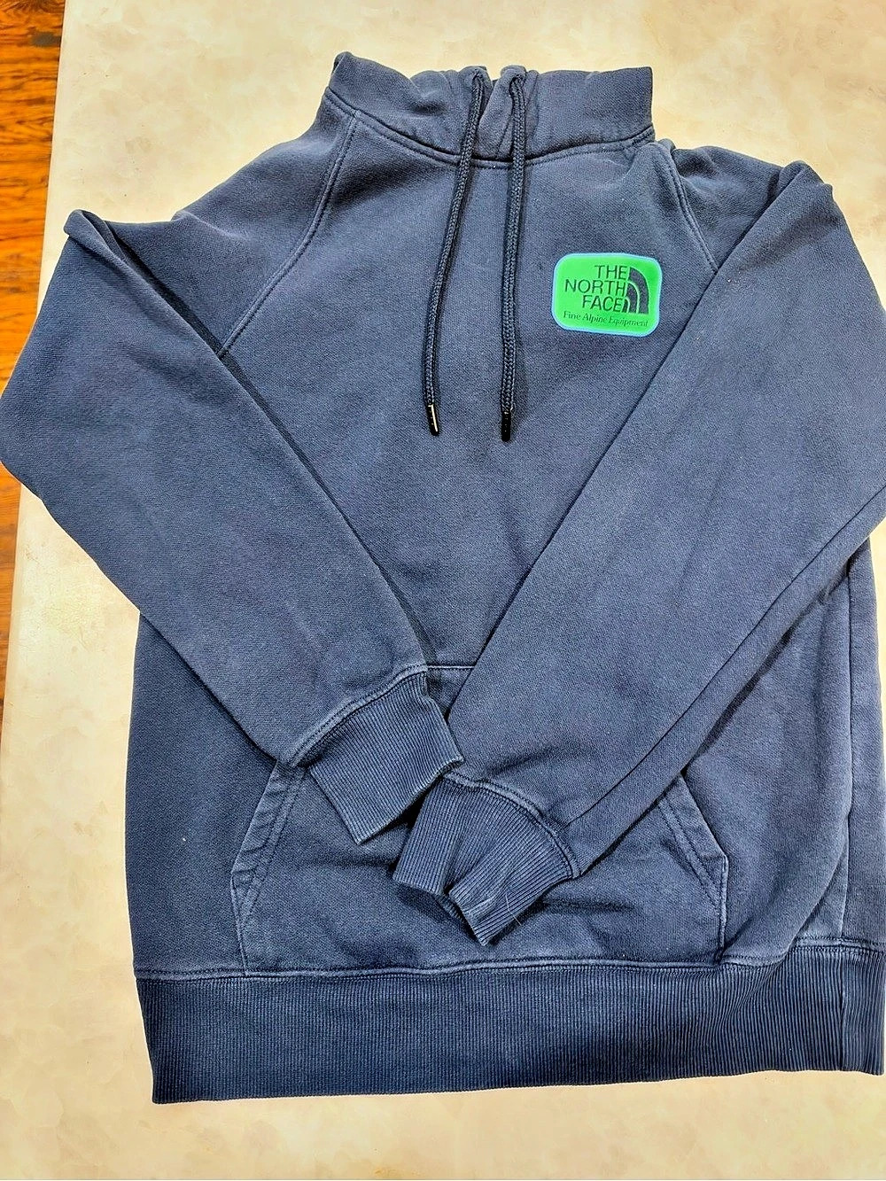 The North Face Women'Small Fine Alpine Hoodie Blue Small